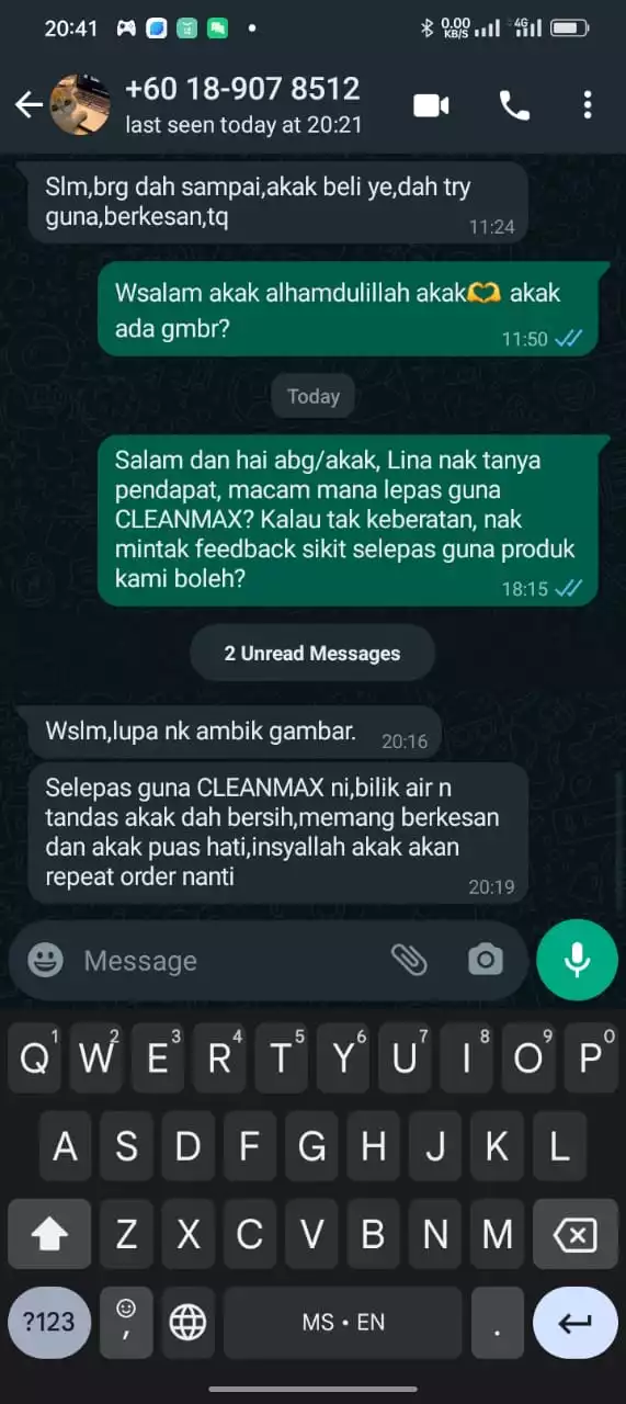 Testimoni Tandas Karat Dan Berkulat (1)